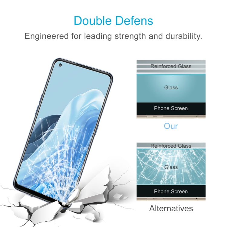 Tempered glass screen protector with reinforced glass layer for durability