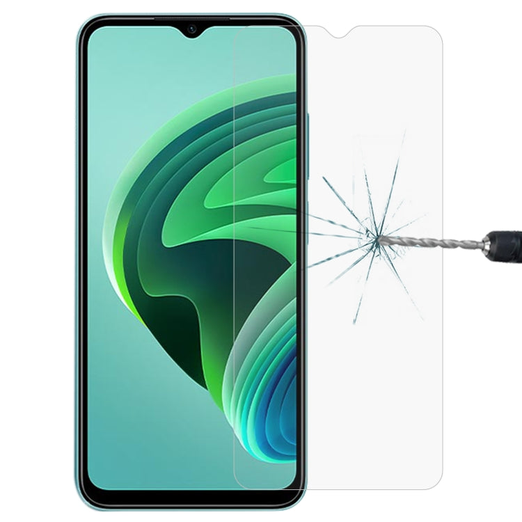 Tempered glass screen protector film for smartphone, clear 2.5D curved edge