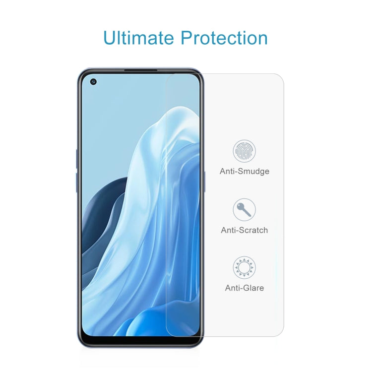 Tempered glass screen protector film with anti-smudge, anti-scratch, anti-glare coating