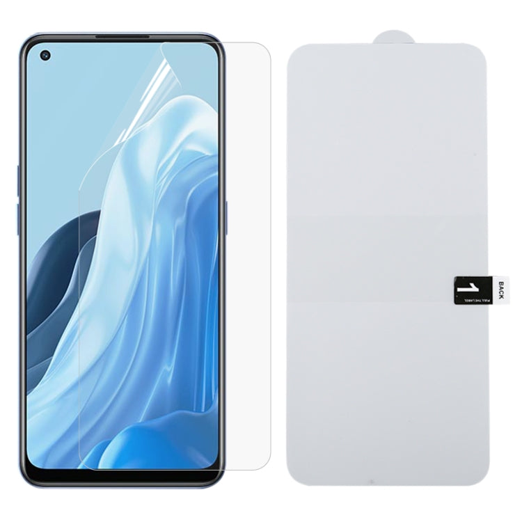 Full-coverage hydrogel screen protector film for smartphone, clear anti-scratch sheet