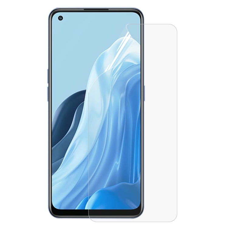 Transparent full-coverage hydrogel screen protector film with curved fit for smartphone