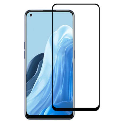 Full glue tempered glass screen protector for smartphone, clear with black edge frame
