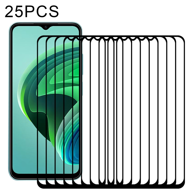 Tempered glass screen protector set with full coverage for smartphone display