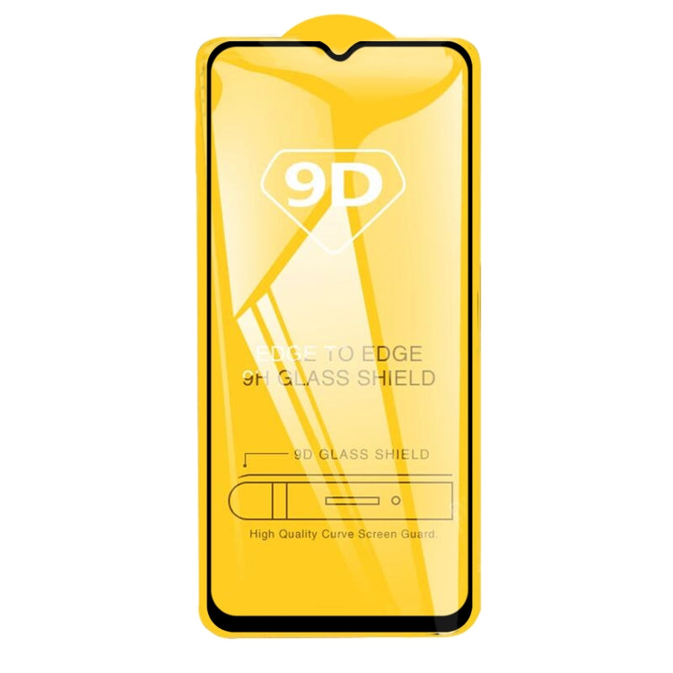 9D tempered glass screen protector film with curved edge design