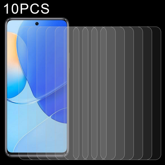 10-pack tempered glass screen protectors with full-screen coverage for phone