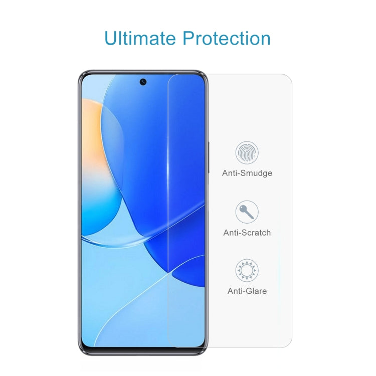 Tempered glass screen protector with anti-smudge, anti-scratch, anti-glare coating