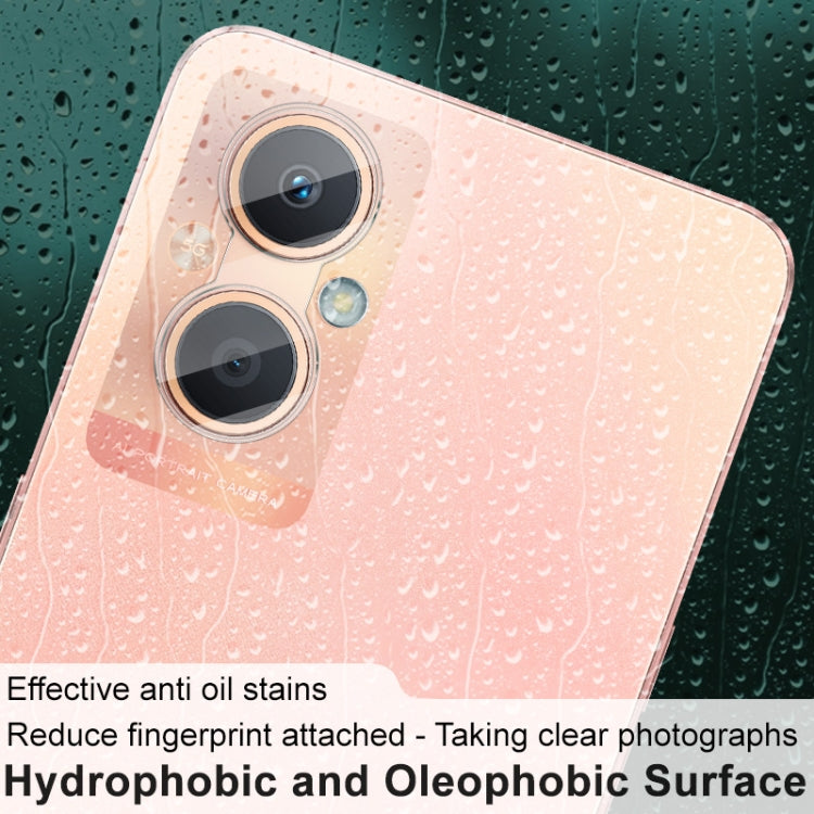 Tempered glass rear camera lens film with lens cap covering dual camera openings