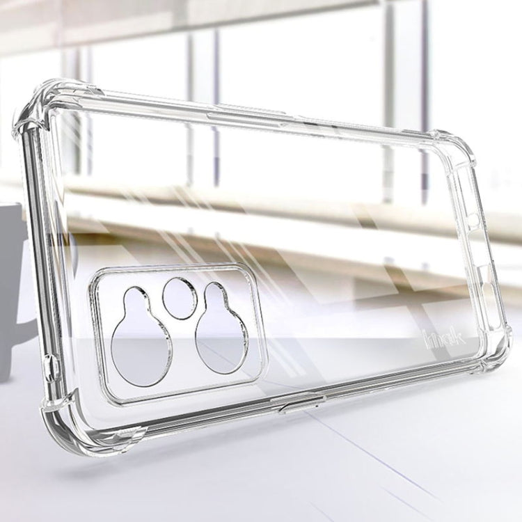 Clear TPU phone case with dual camera cutout and raised bumper protection