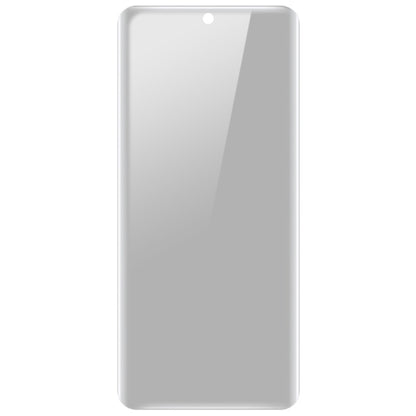 Clear curved privacy screen protector film sheet, full-screen coverage