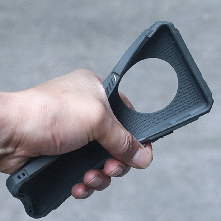 Shockproof phone case half-shell with protective frame and textured grip edge