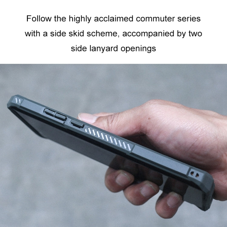 FATBEAR graphene cooling shockproof phone case, black, with side lanyard openings