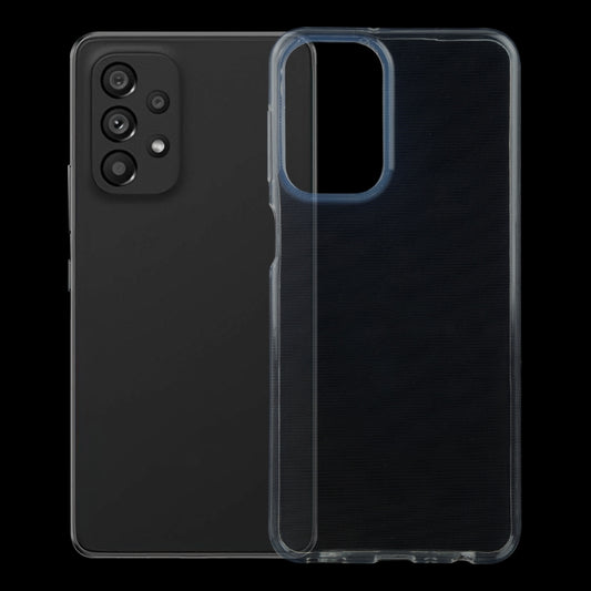 Ultra-thin transparent TPU phone case with camera cutouts and raised lip for protection
