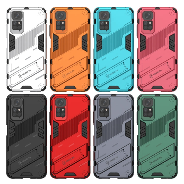 Assorted colors rugged phone cases with holder, 2-piece shockproof design