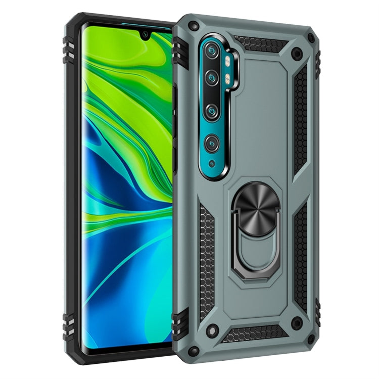 Shockproof TPU+PC phone case with 360° rotating ring holder, black/teal