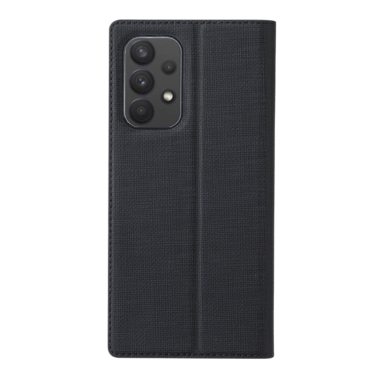 Black textured folio phone case with camera cutout on back