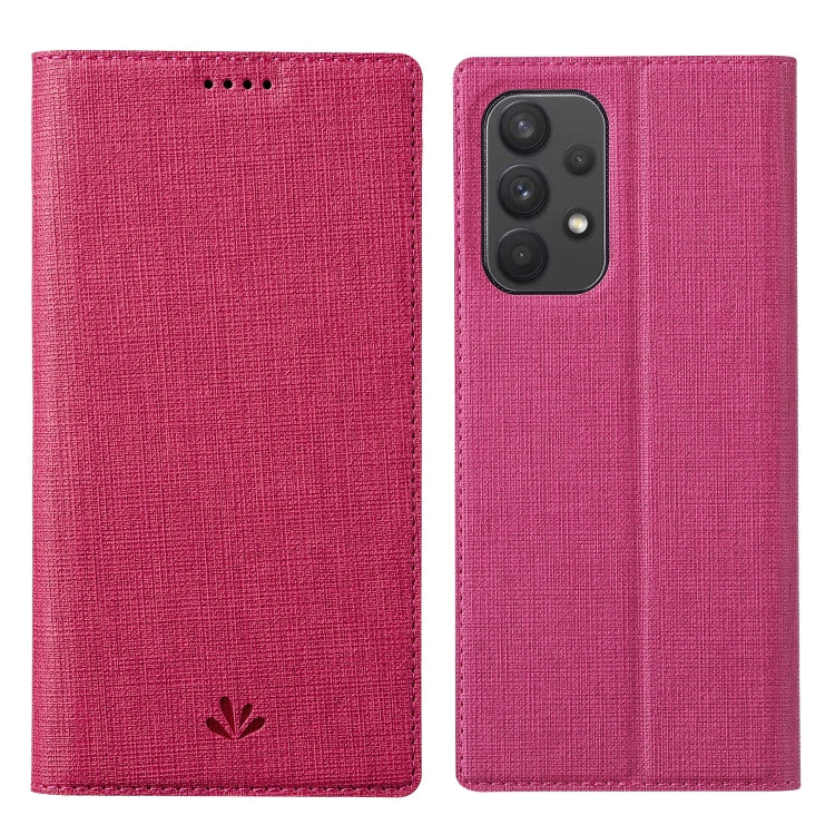 Rose pink textured shockproof magnetic phone case with folio cover and camera cutout.