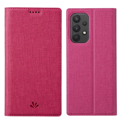 Rose pink textured shockproof magnetic phone case with folio cover and camera cutout.