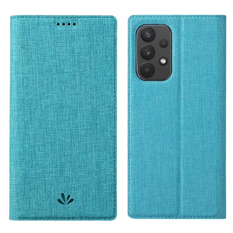 Blue textured shockproof magnetic phone case with folio cover and camera cutout.