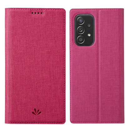 Rose pink textured shockproof magnetic phone case with folio flap and camera cutout.