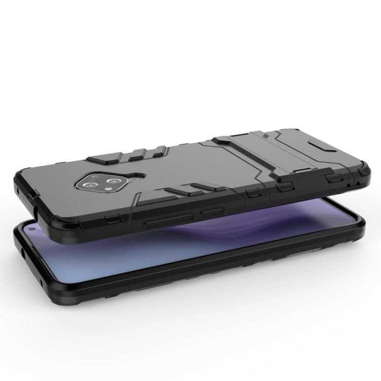 Black shockproof phone case with screen-edge protection and rugged back