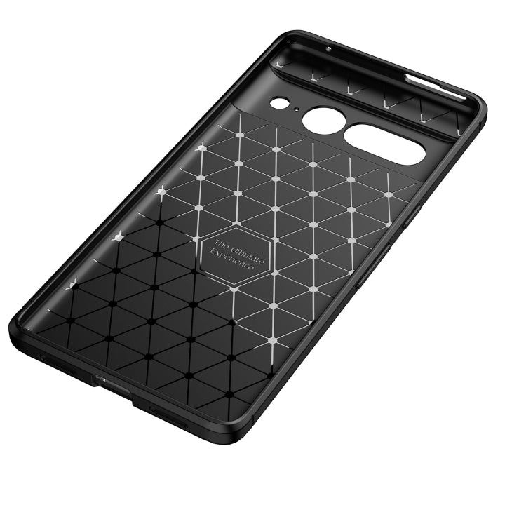Black TPU phone case with geometric interior pattern and speaker/mic openings on back.