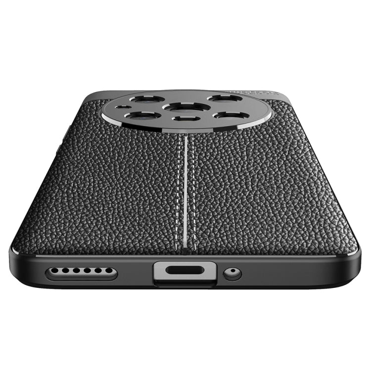 Black textured TPU phone case with camera cutout and bottom port openings