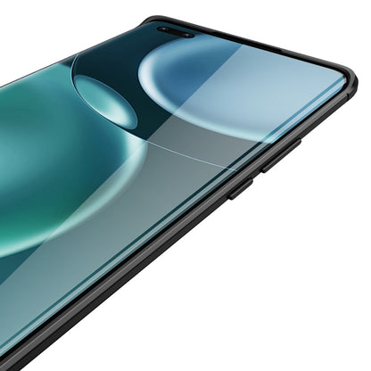 Blue TPU phone case with slim profile and raised front lip
