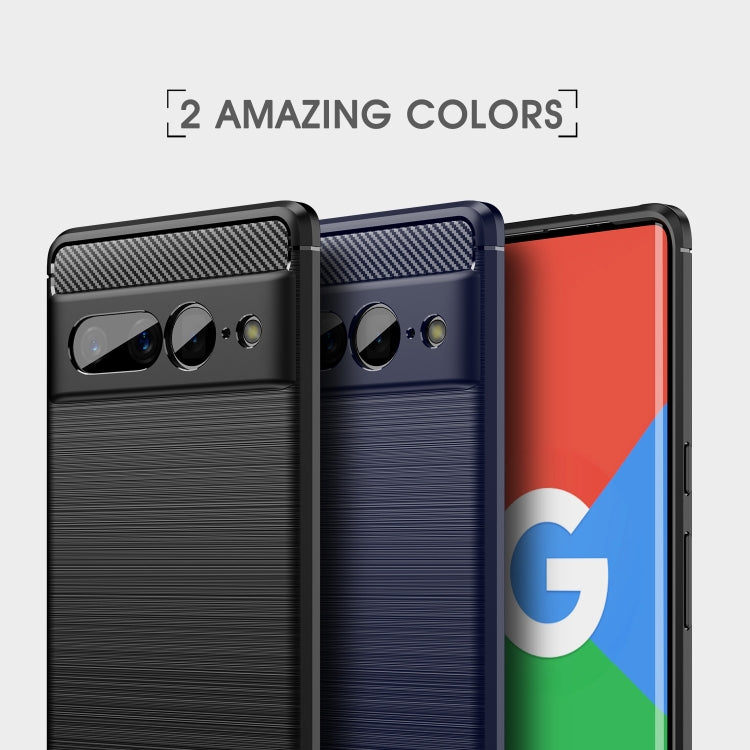 Two brushed texture TPU phone cases: black and navy, with camera openings