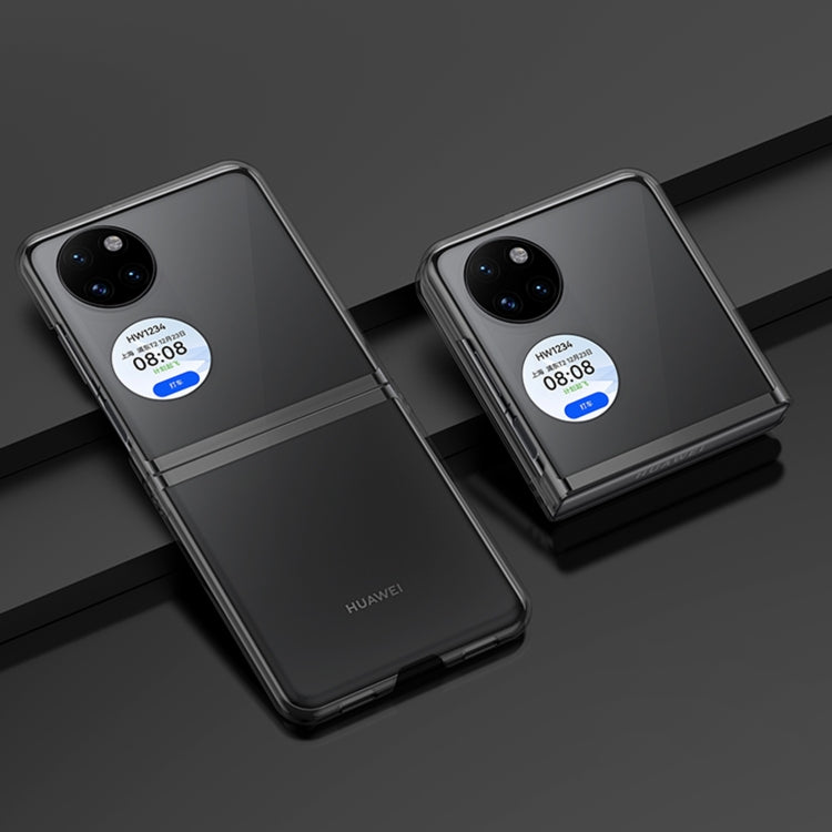 Dark oil-sprayed PC phone case with camera cutout and side button openings