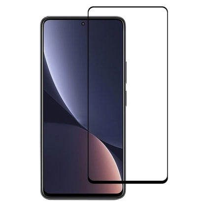 Full-screen tempered glass protector film for smartphone, clear with rounded edges