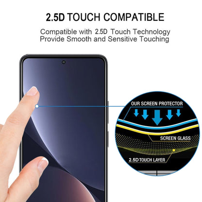 2.5D curved tempered glass screen protector film for smooth touch