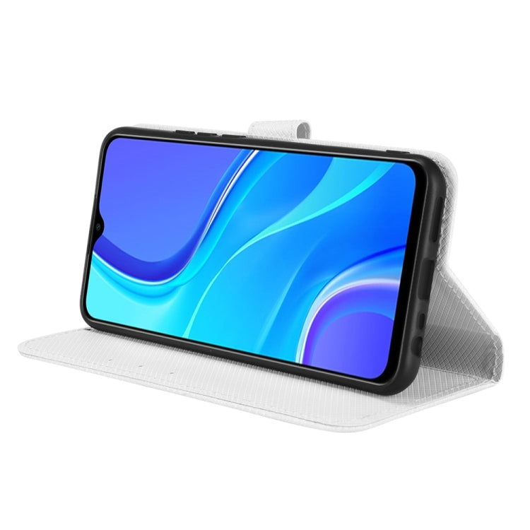 White leather phone case with built-in stand for landscape viewing