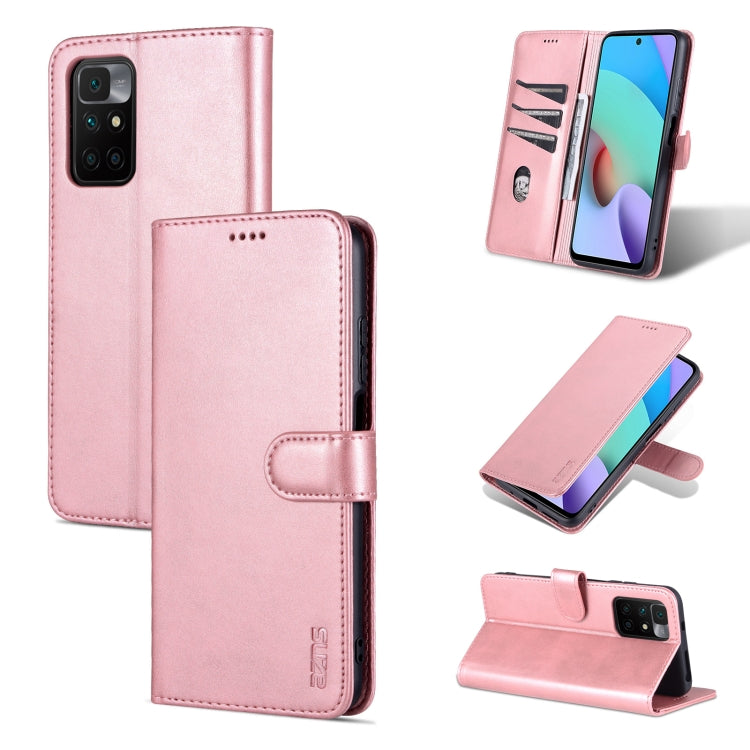 Light pink calf-texture leather flip phone case with horizontal stand and camera cutouts.