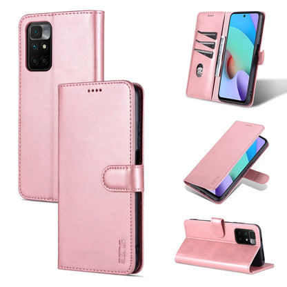 Light pink calf-texture leather flip phone case with horizontal stand and camera cutouts.