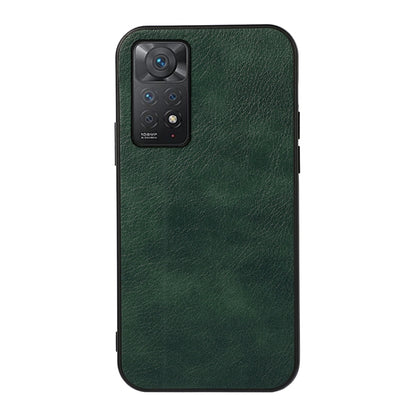 Green litchi-texture phone case with textured back and camera cutouts