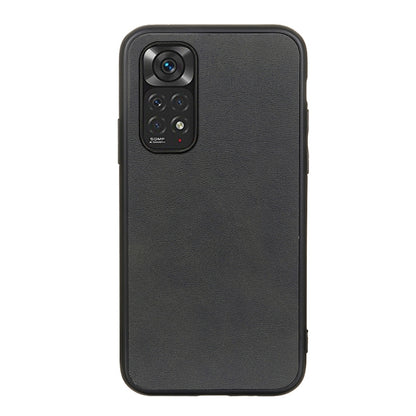 Textured shockproof phone case, black with dual camera cutout and raised edges