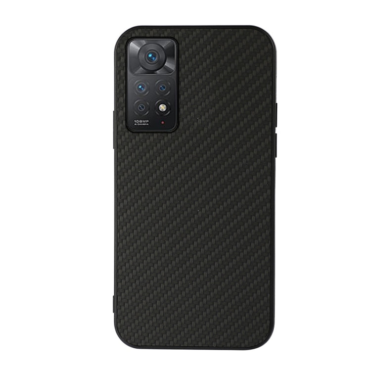 Black carbon fiber texture phone case with camera cutout and protective lip