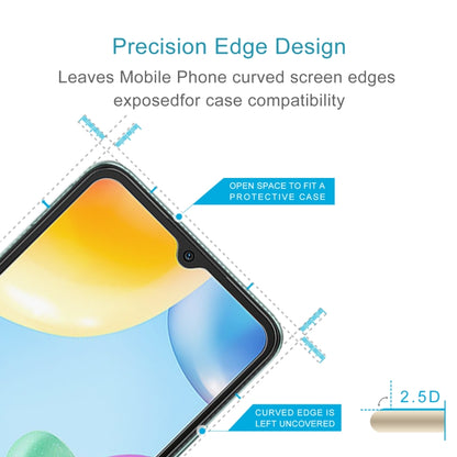 Curved-edge 2.5D tempered glass screen protector with alignment cutout