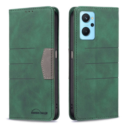 Green leather phone case with magnetic flip and camera cutout
