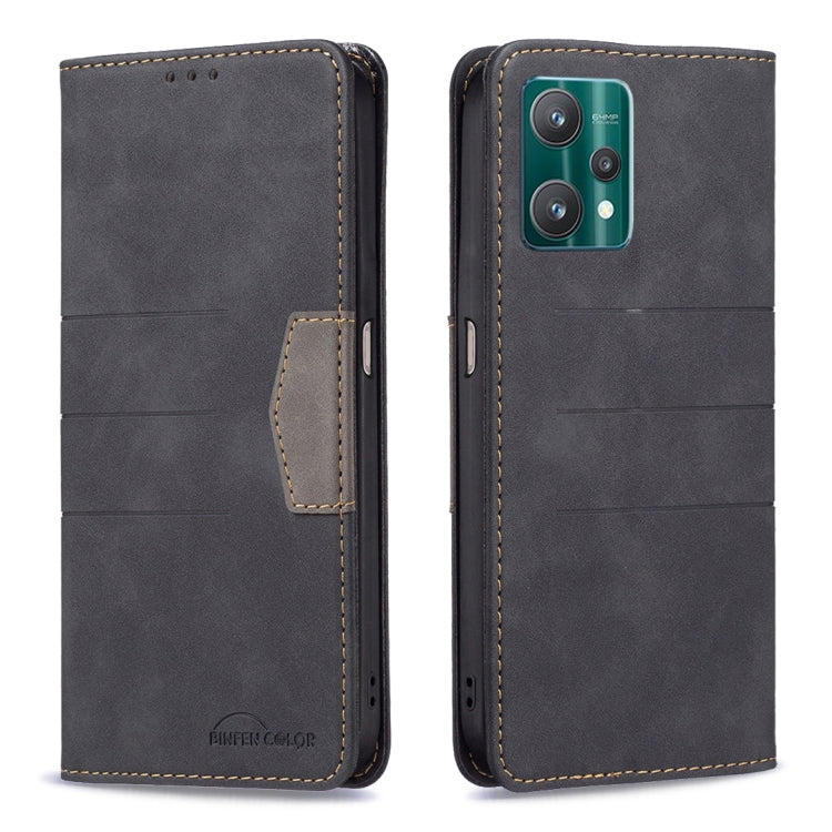 Magnetic leather phone case, dark gray with flip cover and card-style pocket