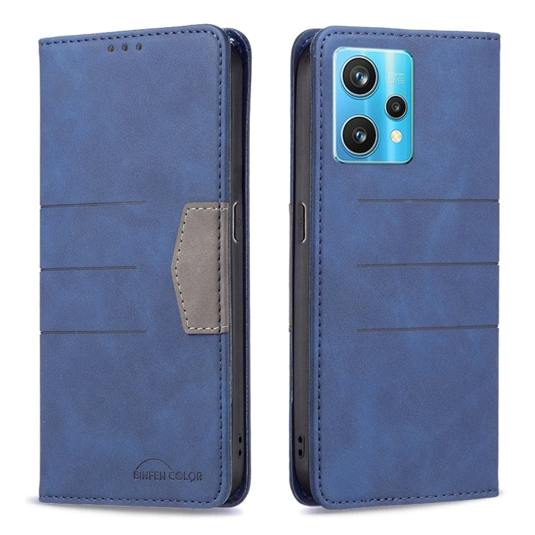 Magnetic leather phone case, blue with magnetic flip and cutout for camera