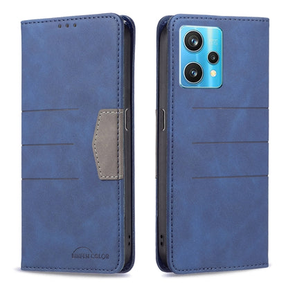 Magnetic leather phone case, blue with magnetic flip and cutout for camera