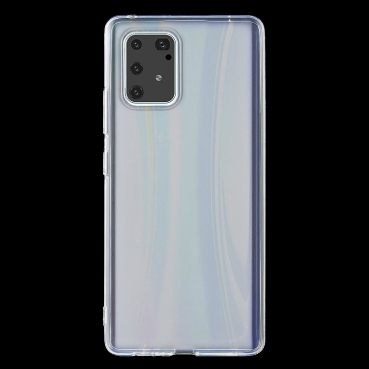 Transparent TPU phone case with front edge and rear camera cutout