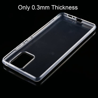 Ultra-thin transparent TPU case for phone, side buttons and port cutouts
