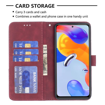 Red wallet phone case with card slots and a magnetic flip cover