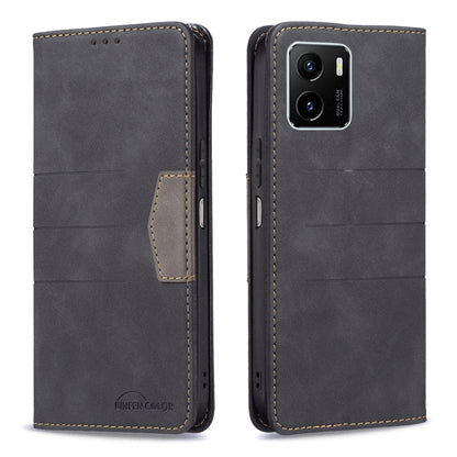Magnetic leather phone case with card slot, dark gray folio with flap and camera cutout