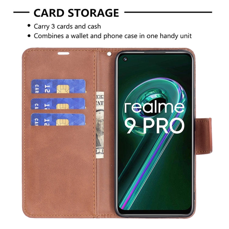 Brown wallet phone case with 3 card slots and cash pocket, flip cover