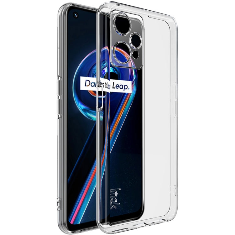 Transparent shockproof TPU phone case with raised edges and camera cutouts