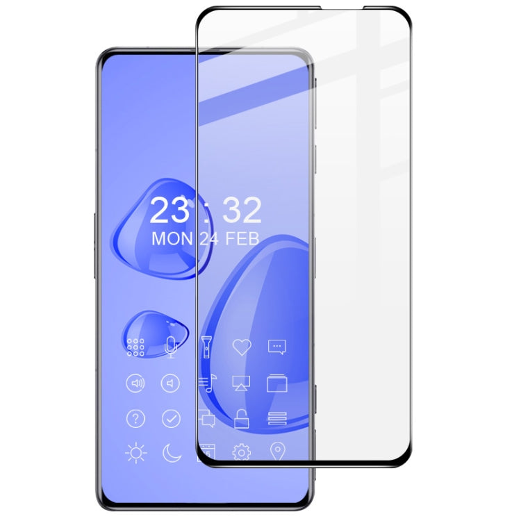 Full-screen tempered glass screen protector film with clear cover and black edges