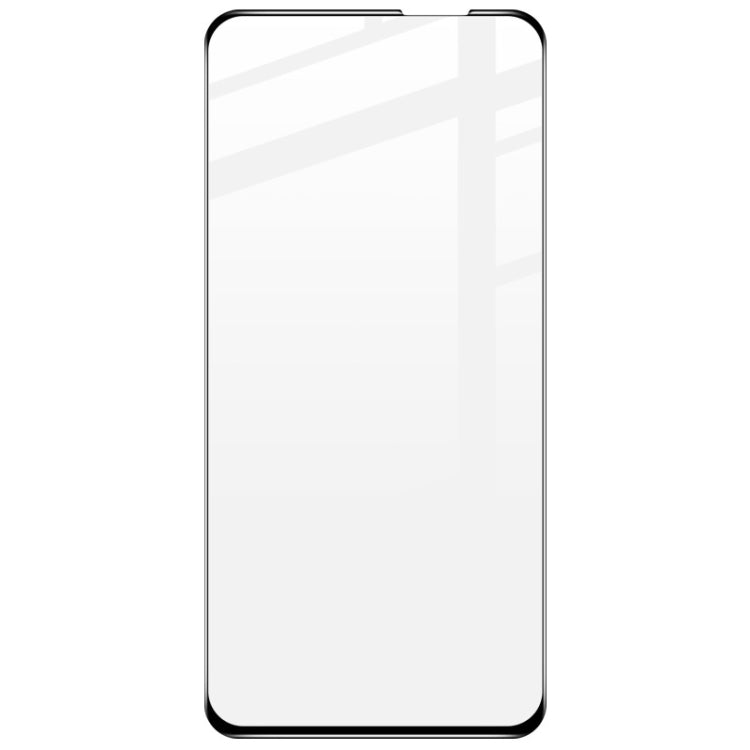 Clear tempered glass screen protector with full-screen coverage and black border